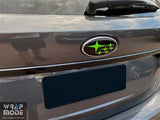 2022 WRX Wagon Badge Overlay - Green Rear
