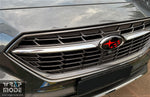 2022 WRX Wagon Badge Overlay - Red Front