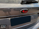 2022 WRX Wagon Badge Overlay - Red Rear