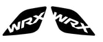 Subaru WRX 2010 - 2021 Wing End Plate Overlay - Angled WRX Logo (2008-2014)