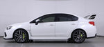 Subaru WRX 2010 - 2021 Wing End Plate Overlay - Angled WRX Logo (2015-) 2