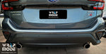 Subaru WRX 2022 Wagon Rear Bumper Reflector Overlay - After