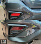Subaru WRX 2022 Wagon Rear Bumper Reflector Overlay - Before After