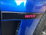 Fender Logo Overlay & Lettering - For Subaru WRX 2008-2014
