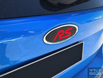 Ford Focus RS rear badge overlay - red
