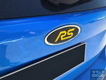 Ford Focus RS rear badge overlay - yellow