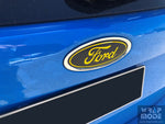 Ford Ford Focus RS rear badge overlay - yellow logo