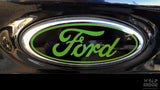Ford Focus Mk II 2012-2014 Ford Badge Overlay - Green