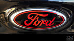 Ford Focus Mk II 2012-2014 Ford Badge Overlay - Red
