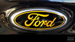 Ford Focus Mk II 2012-2014 Ford Badge Overlay - Yellow