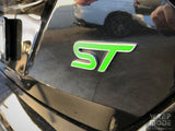 Ford Focus Mk II 2012-2014 ST Badge Overlay  Rear Green