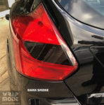 Ford Focus Mk II 2012-2014 Tail Light Indicator Overlays - After Dark Smoke