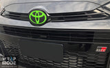 GR Yaris 2020-2022 Front Badge Overlay - Green