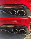 Kia Stinger 2017-2020 Rear Bumper Reflector Overlay - BeforeAfter