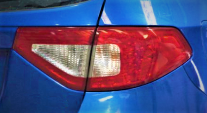 Subaru WRX Hatch 2008-2014 Tail light Red tint overlays