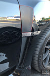 subaru wrx fender insert extention carbon fiber