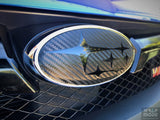 Subaru WRX STI 2008-2014 Badge Overlay - Carbon Front