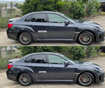 Subaru WRX STI 2008 - 2014 Chrome Delete - before after