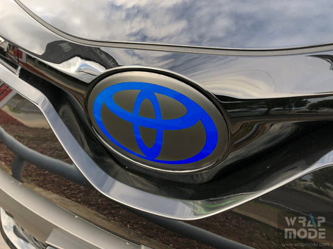 Toyota C-HR 2016-2022 Front Badge Overlay - Blue