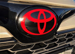 Toyota Corolla 2018-2021 Front Badge Overlay Red 2