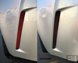 Toyota Corolla 2018-2021 Rear Bumper Reflector Overlay - Before After