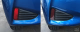 Toyota Yaris bumper reflector overlay