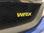 WRX Front Grille Logo overlay 2009-2014 Yellow