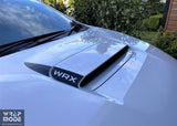 WRX bonnet scoop side decal 2022-2023 - Gloss Black