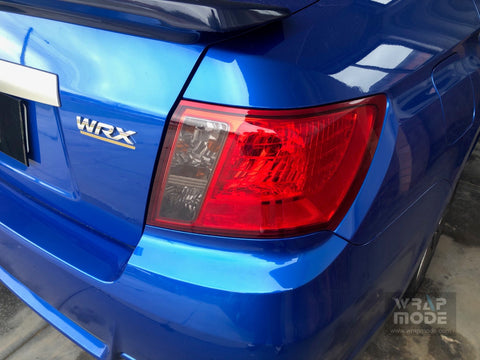 wrx tail light overlay light smoke