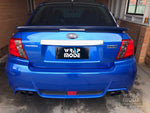 wrx tail light overlay light smoke