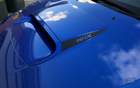 Subaru WRX STI bonnet hood scoop decal